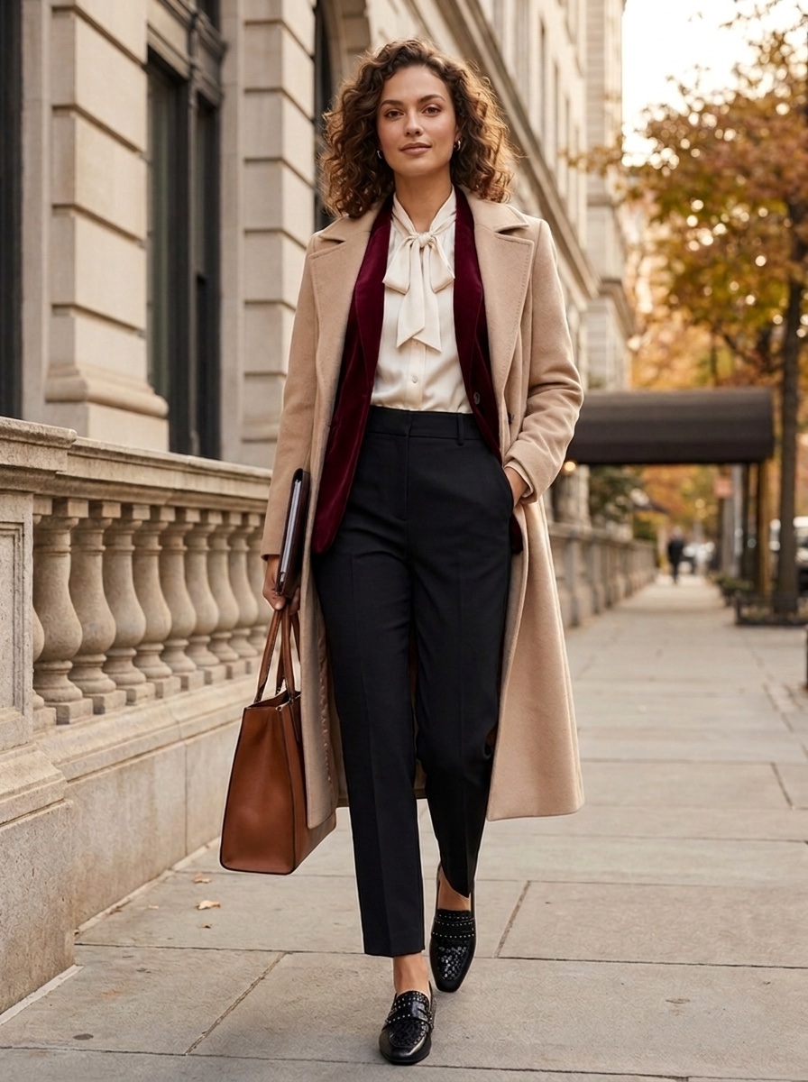 Modelo con el mocasín Audrey de Passo Alto